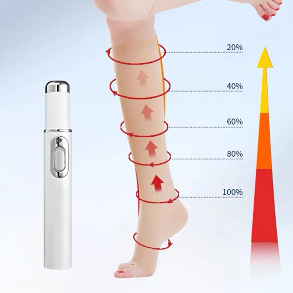 

LED Therapy Pen For Varicose Veins Effective Relief Of Dilated Vasculitis In The Leg Phlebitis Health Improved Blood Circulation