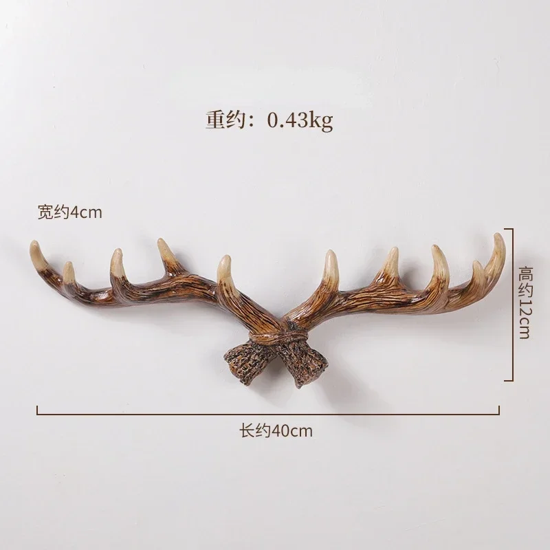 Wall Décor Antlers hook key holder coat hooks towel wall hooks For Bathroom Clothes Livingroom Kitchen Accessories