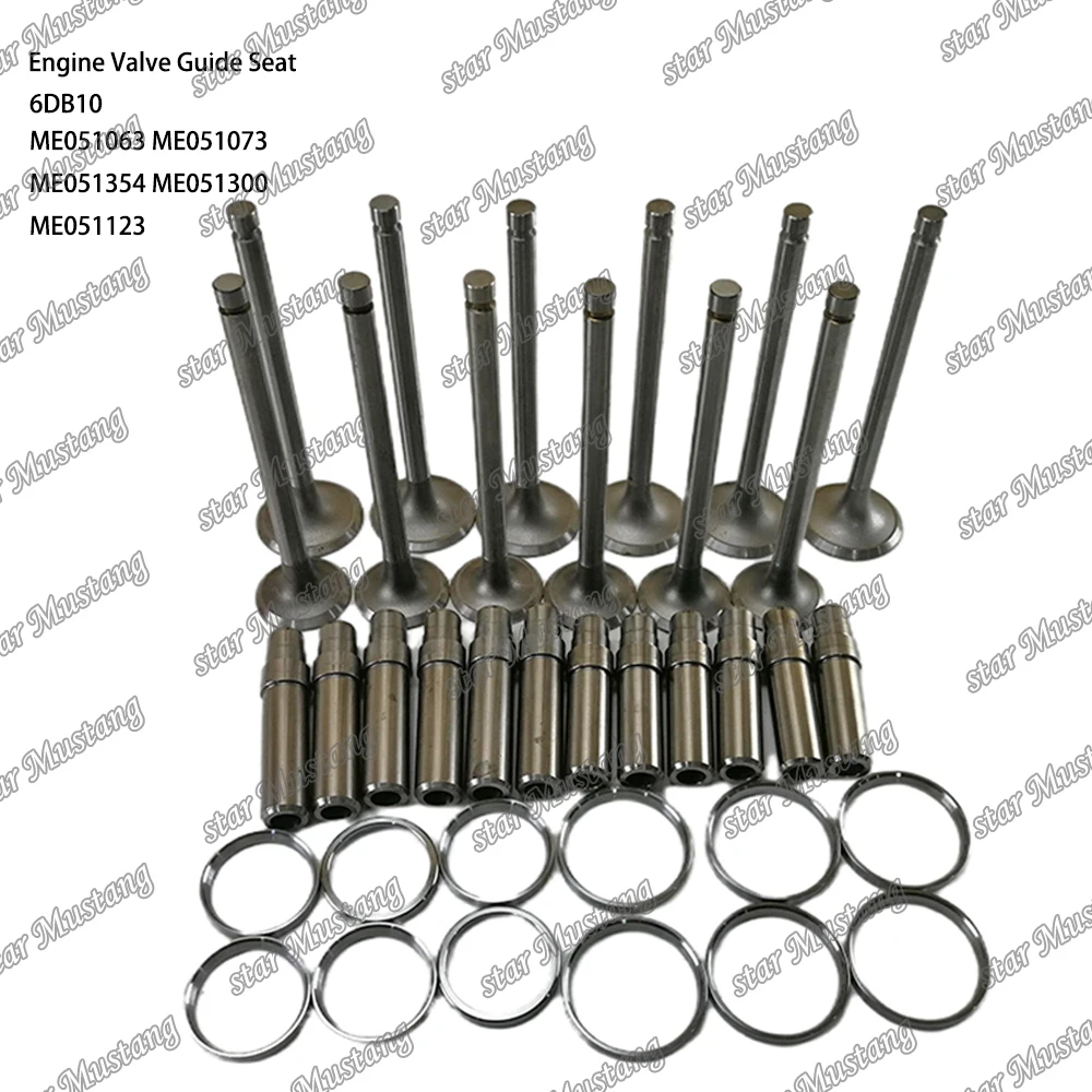 6DB10 Engine Valve Guide Seat ME051063 ME051073 ME051354 ME051300 ME051123 Suitable For Mitsubishi Engine Parts