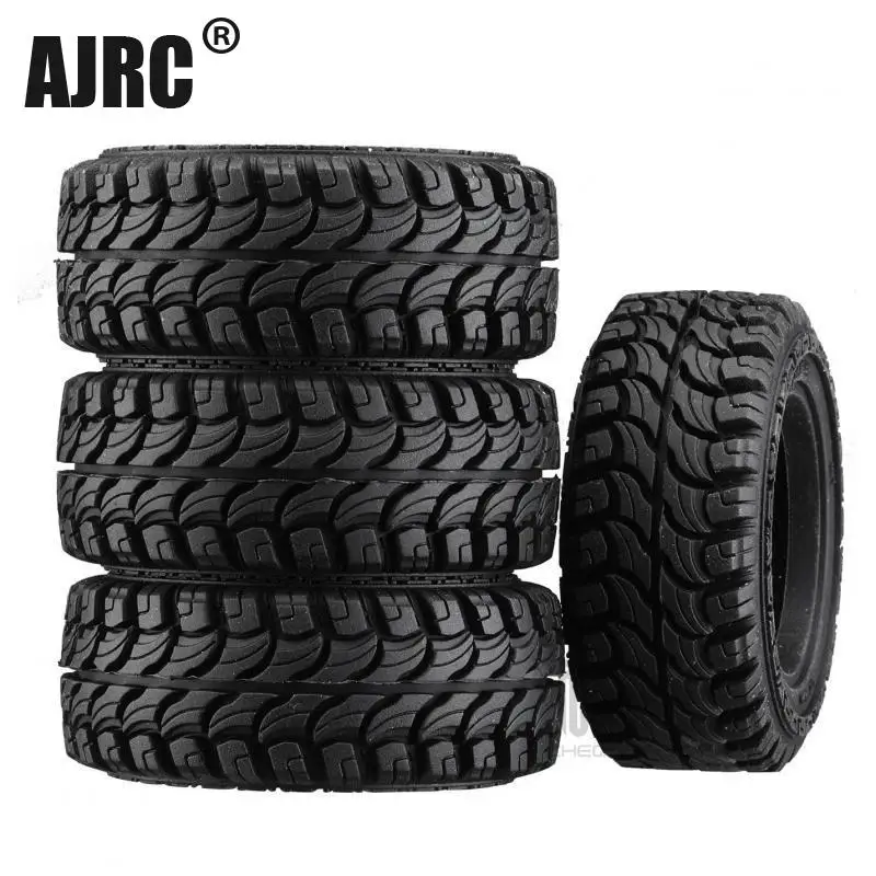 

1.3 Inch Mt Tires+sponge 58x28mm 1/24 Rc Crawler Truck Car Parts For Axial Scx24 Fms Fcx24 Power Wagon 1/18 Rc Crawler Car