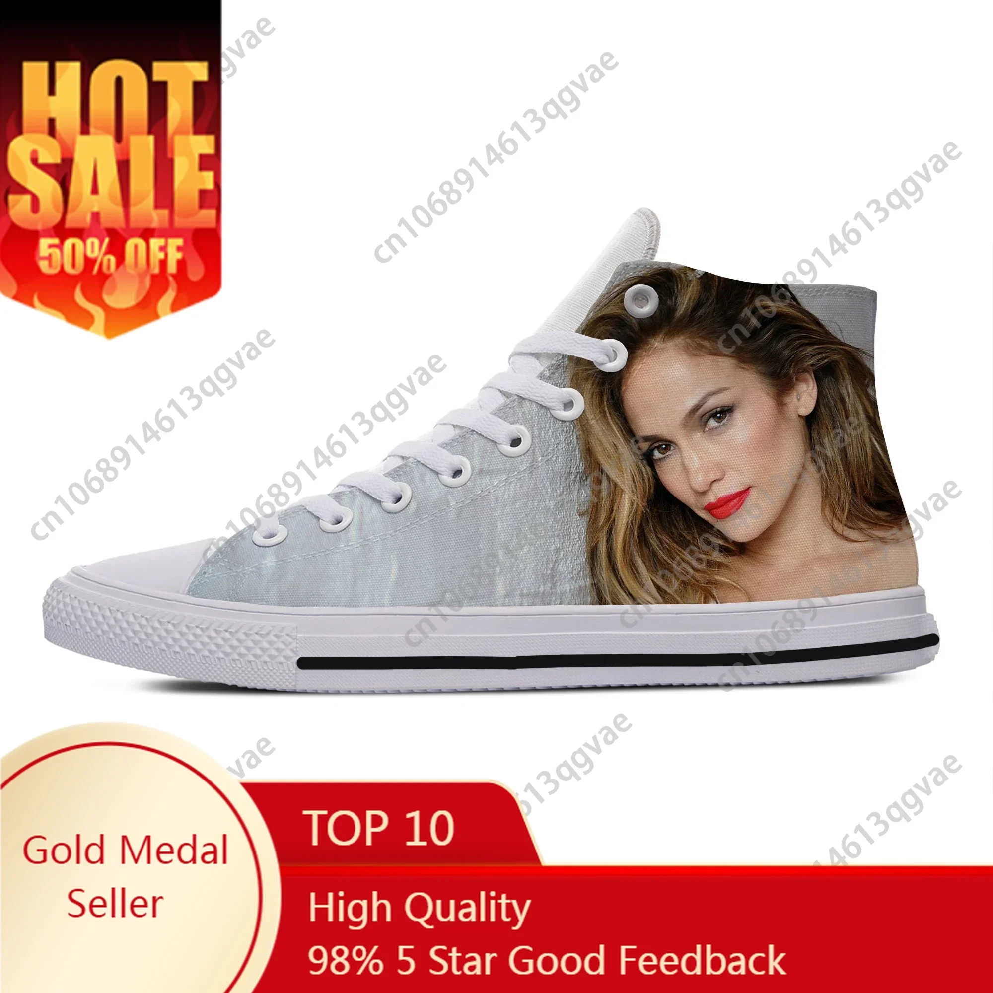 

Hot Jennifer Lopez Singing Inside You Music Give Me Life High Top Sneakers Mens Womens Teenager Canvas Sneaker Custom Shoes