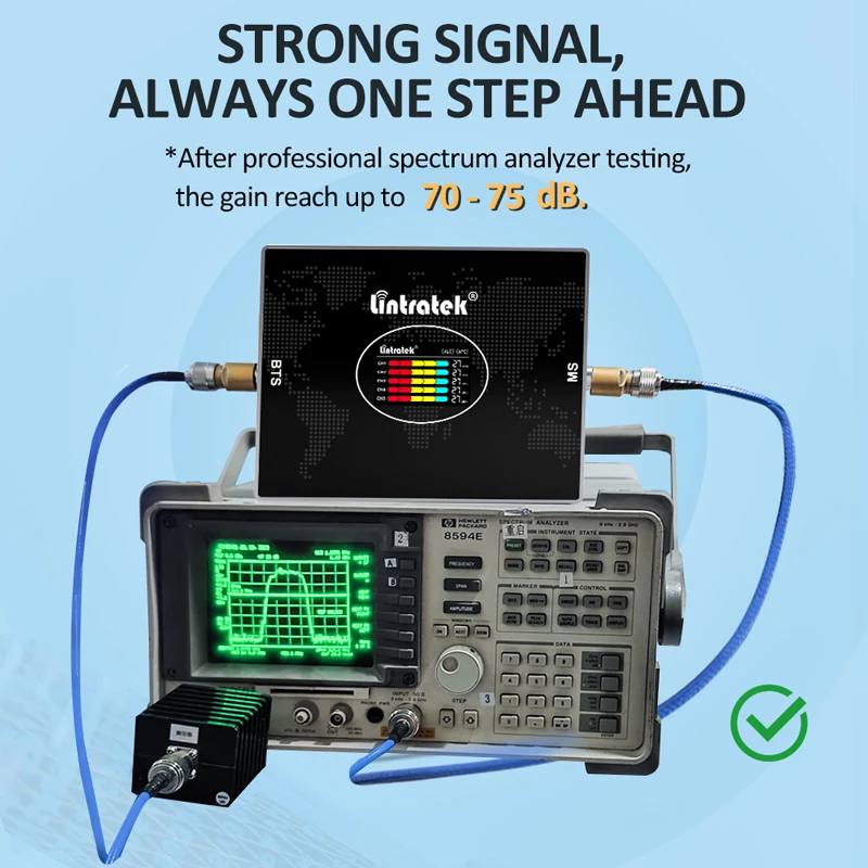 Lintratek 5 Band Cellular Amplifier 2G 3G 4G LTE Repeater B28 700 850 800 900 1800 2100 2600 Mhz Mobile Network Signal Booster