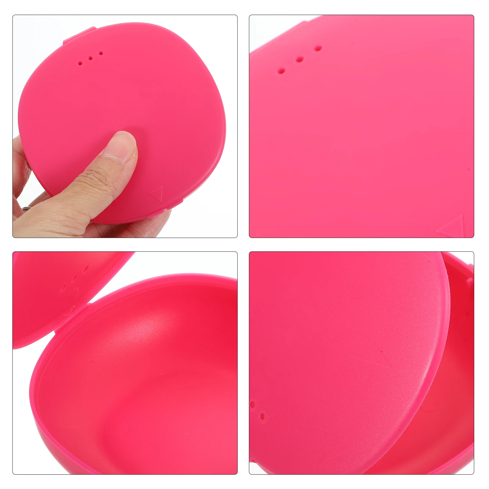 

2pcs Menstrual Cup Storage Box Silicone Portable Case Holder Outdoor Dustproof Container Compact Design Packing Organizer Safe