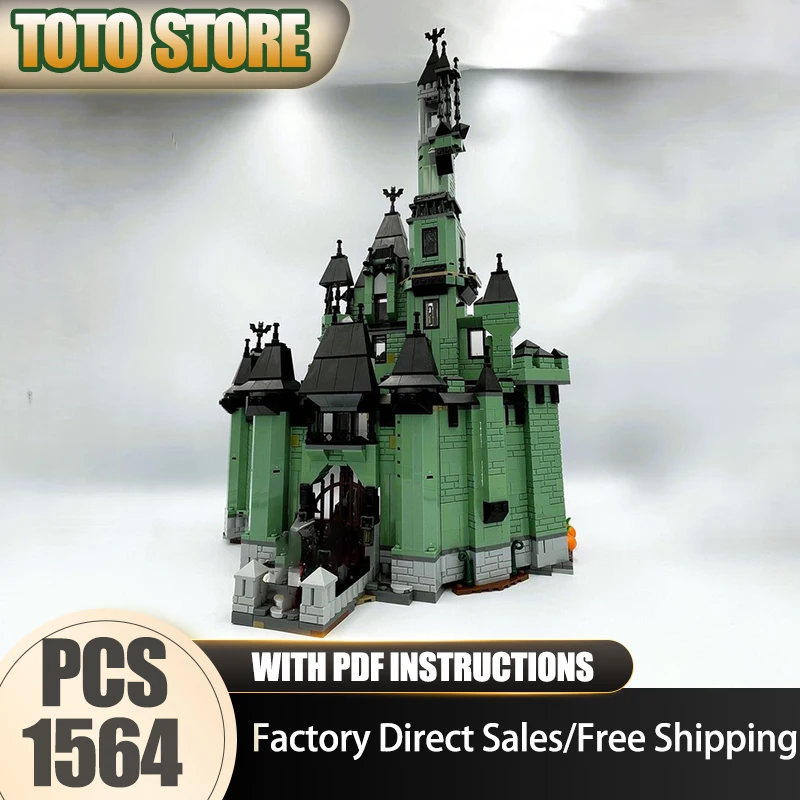 

City Street View Moc Building Bricks Haunted Kingdom Castle Model Technology Modular Blocks Christmas Set DIY Assembly Toy Gifts