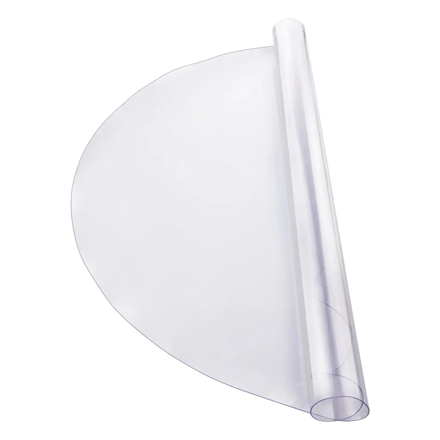 VEVOR PVC Table Protector 42 Inch Round Clear Plastic Desk Protector 2.0mm Thick