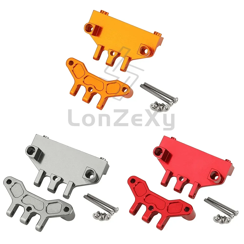Aluminum Alloy Link Rod Mount Upgrade Replacement Part For MN 1/12 MN128 MN86 G500 RC Car Orange Red Gray Optional