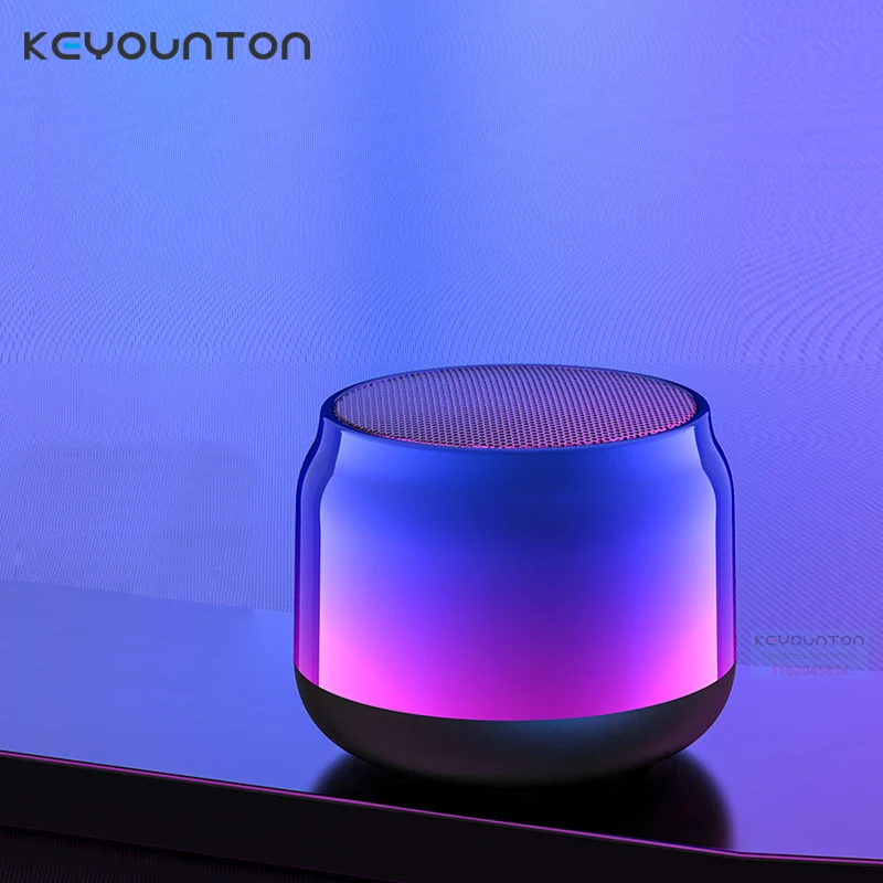 Ortable Bluetooth Speaker Przenośny bezprzewodowy subwoofer LED Tandem 360-stopniowa jakość dźwięku przestrzennego do tabletu PC Telefon komórkowy TV