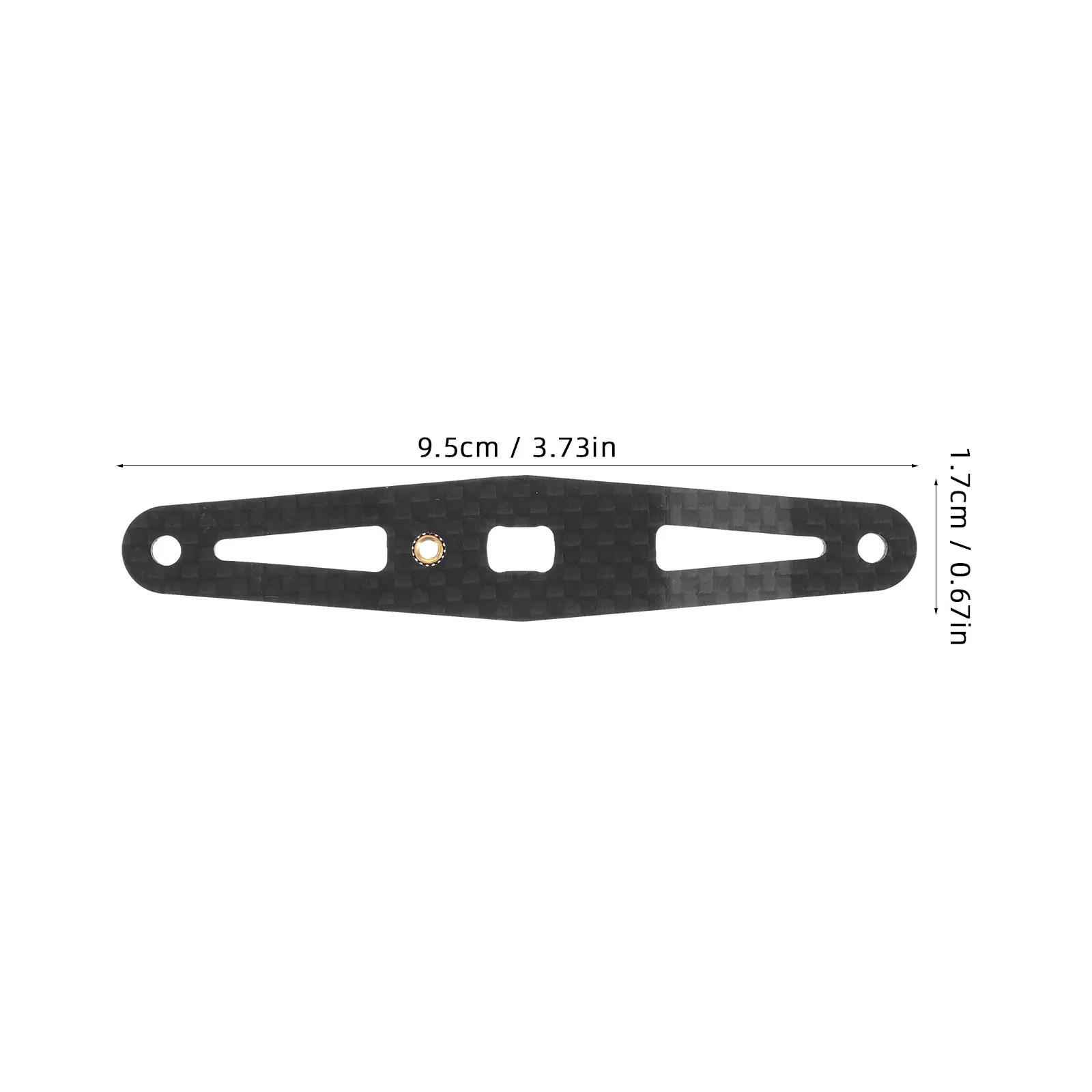 

Carbon Fiber Arm Accessories Black Fishing Reel Joystick Universal Handle Small Rocker Arm Replacement Durable Sturdy
