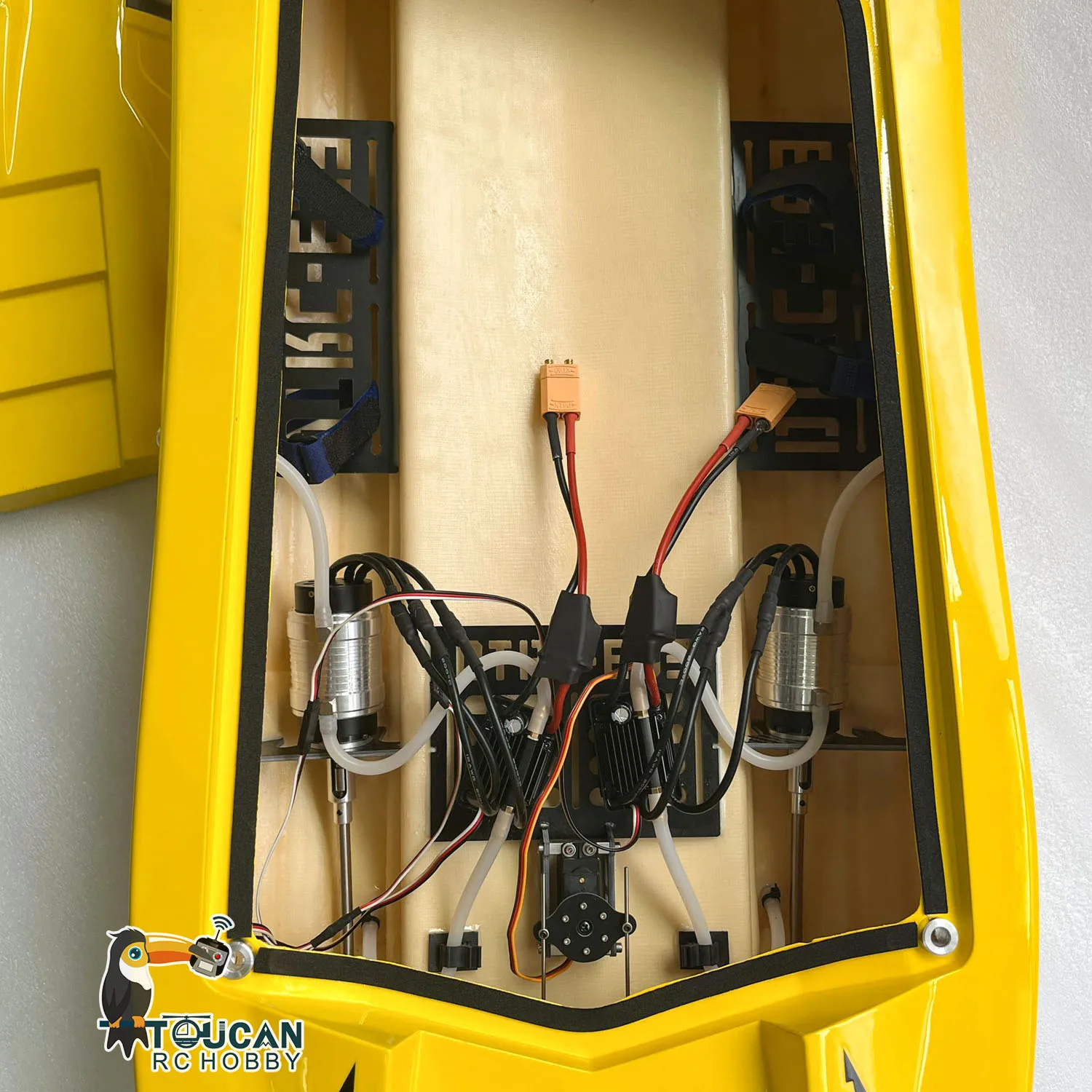 E53 ريفينتون الألياف الزجاجية PNP RC قارب سباق نماذج سفينة التحكم اللاسلكية عالية الأداء مع محرك ESC