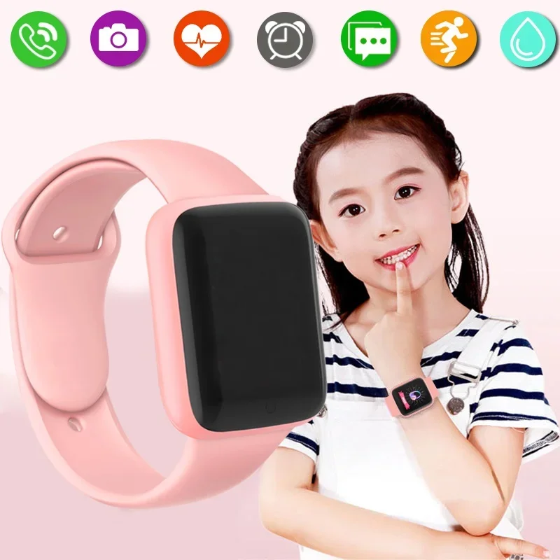 Connected Watch Children Smart Watch Fitness Tracker Sport Heart Rate Monitor Women Bracelet Kid Boy Girls Smartwatch Y68