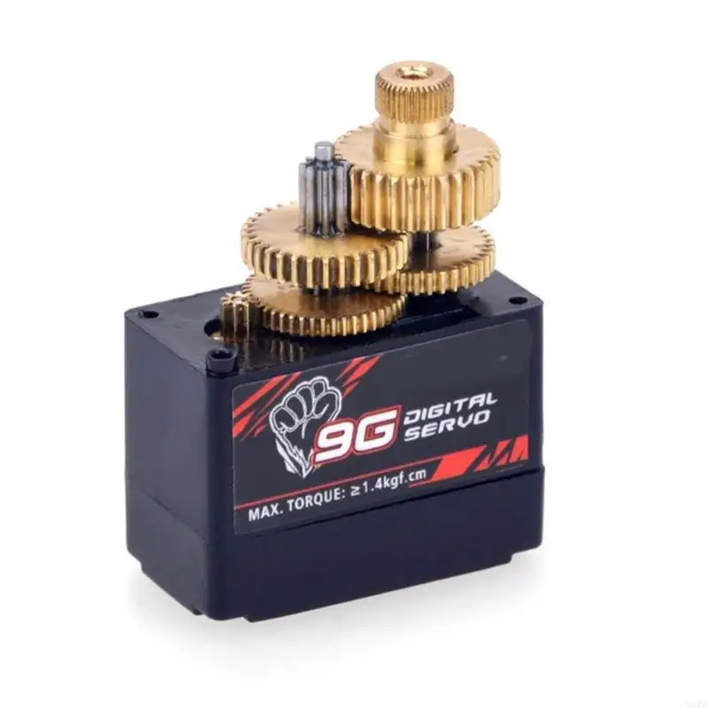 Servomotor pequeño grado industrial con respuesta velocidad servo digital engranaje metal fuerte para uso en y