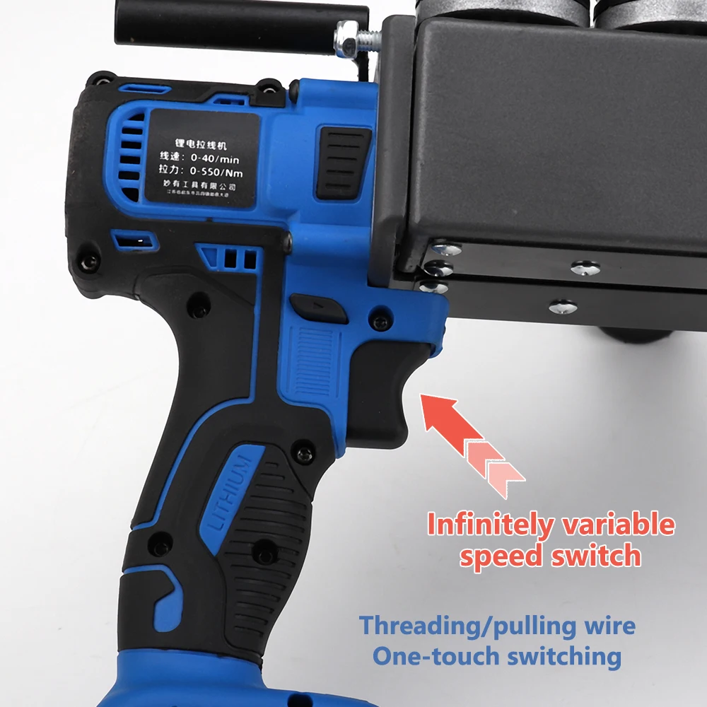 NIEUWE Automatische Pull Wire Bespanmachine Elektricien Muur Bedrading Machine Multifunctionele Bespanmachine
