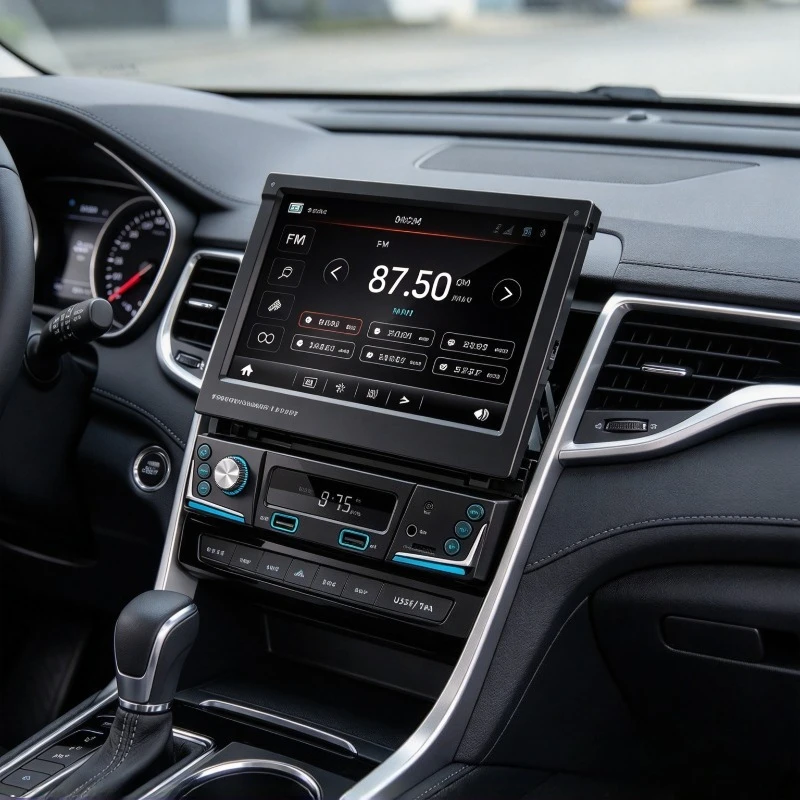 7 Inch Single Din Retractable Car MP5 Player Bluetooth FM Radio USB TF Card Car Stereo Audio Receiver