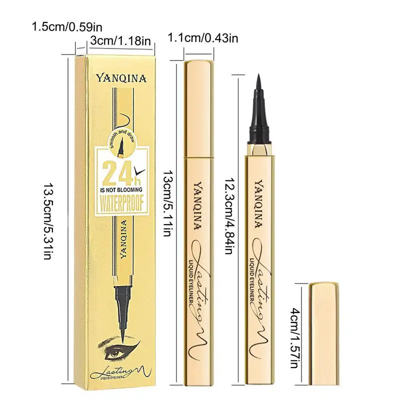 Crayon Eyeliner Pigment Waterproof, Pigment Coloré, Bleu, Noir, Longue Durée, Eye Liner, Stylo Maquillage, Cosmétiques miles des Yeux, Document Gel