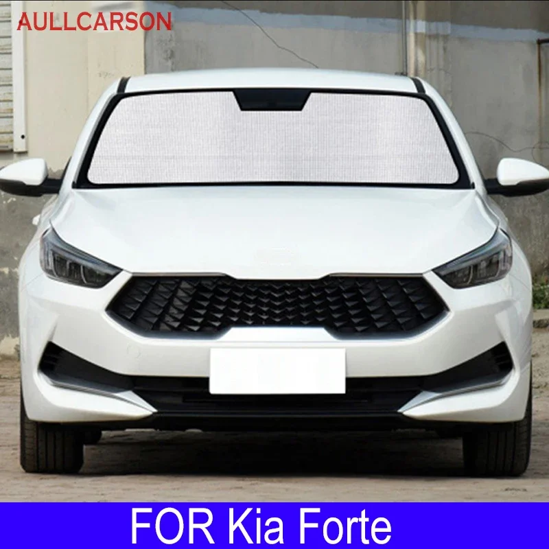 

For KIA Forte Sunshades UV Protection Curtain Sun Shade Film Visor Front Windshield Cover K3 Protector Car Accessories