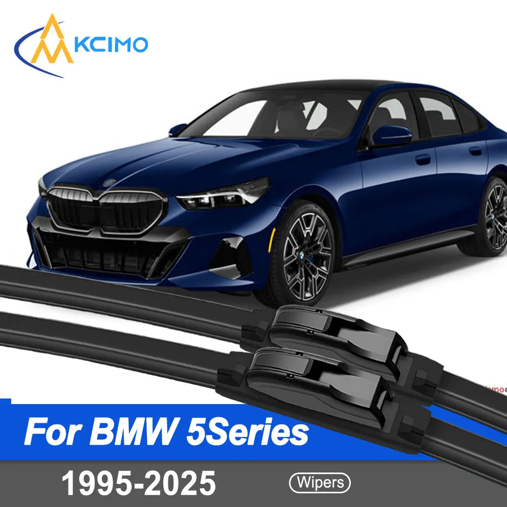 

For BMW 5 Series Wiper Blades 1995-2025 Fit E39 E60 E61 F10 F11 F07 F18 G30 G31 G60 G61 Universal Windshield Washer Rain Winter