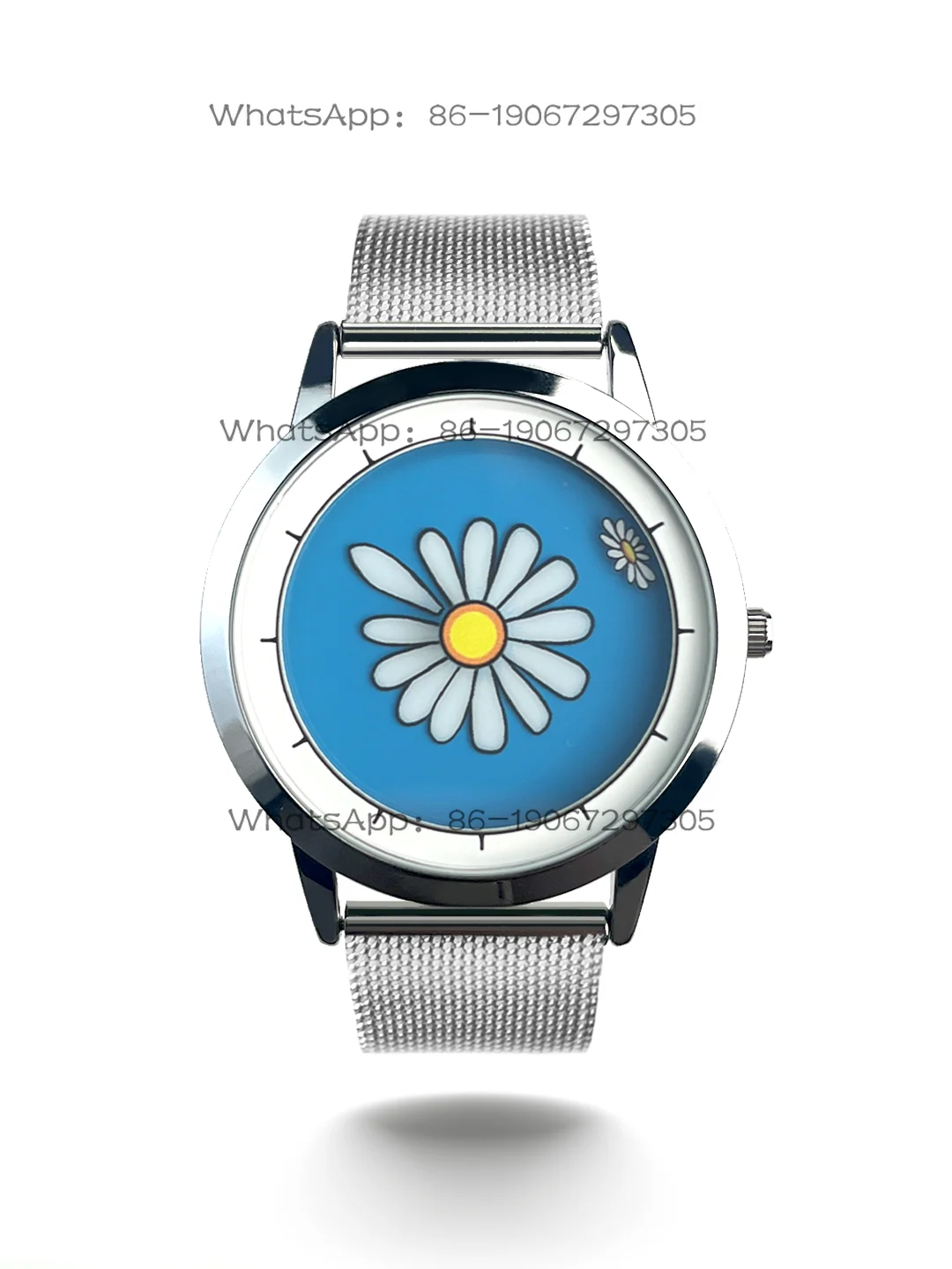 

Little Daisy Illustration Wind Creative Watch Little Fresh Student Watch Birthday Gift Original Fun Watch