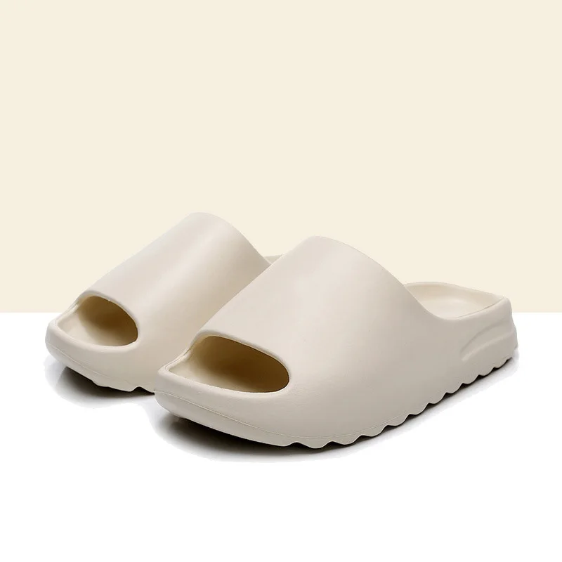 New High Quality EVA Soft Thick Soled Slippers Women's Summer Fashion Wear Slippers Home Home Sandals Men's Beach Shoes