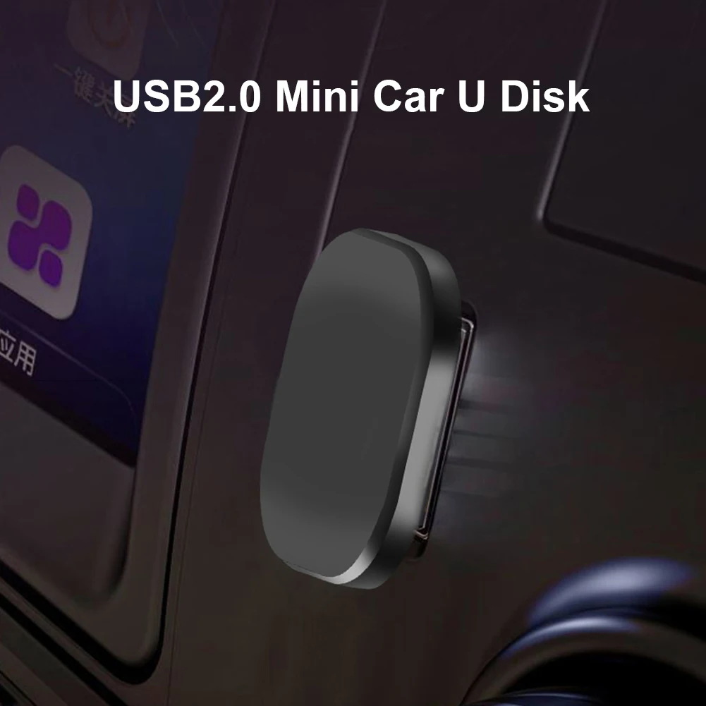 16GB 32GB 64GB Mini Auto U Disk Draagbare Type-C Flash Drive Memory Stick Ingebouwde muziek Pendrive Plug en Play voor Auto Computer