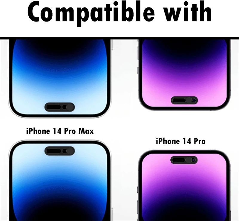 2 قطعة غطاء كاميرا الويب المضادة للتجسس غطاء عدسة الكاميرا الأمامية آيفون 17 الهواء 16 15 برو ماكس زائد 17Air 17Pro i17 حامي الخصوصية ملصق