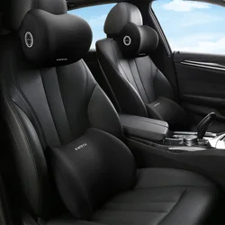Car Universal Headrest Lumbar Memory Foam Cervical Lumbar Support Car Headrest Backrest Pillow Office Car Interior Accessories