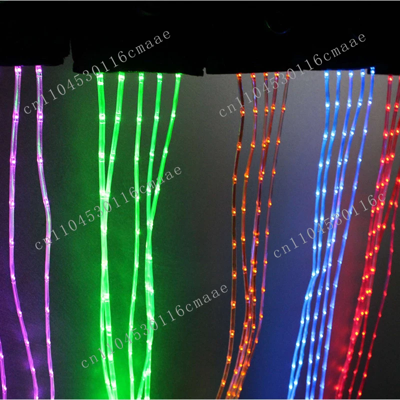 LED Horse Tail Trappings Night Riding Safe Equestrian Flashing Light Bar Harness Equipment Outdoor Sports  Tail Decor