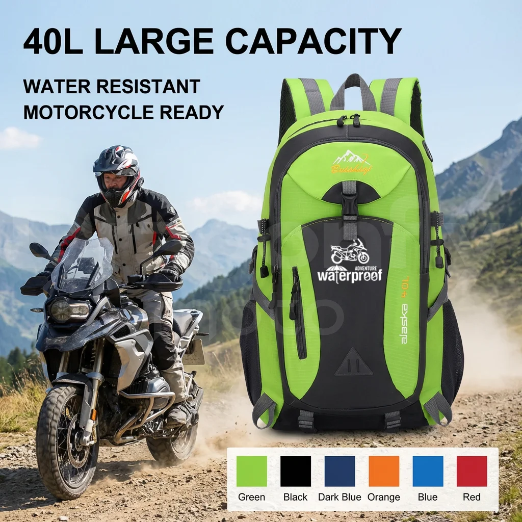 

For Kawasaki Z 1000SX z1000 SX 2013-2023 with Z1000SX Motorcycle 40L outdoor hiking bag sports bag leisure travel backpack large