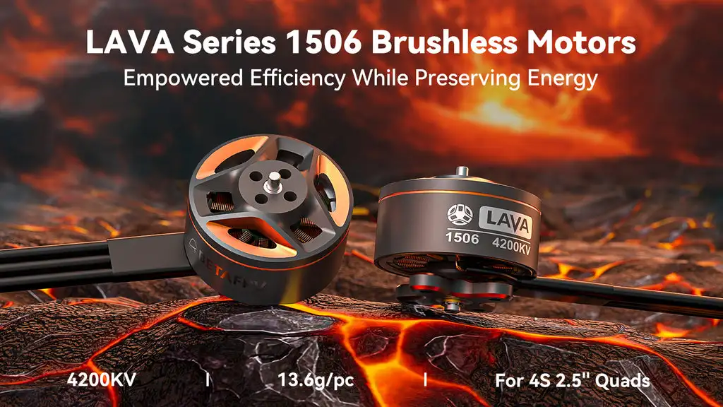 4PCS BETAFPV LAVA 1506 4200KV brushless racing aerial crossing machine motor suitable for Pavo35
