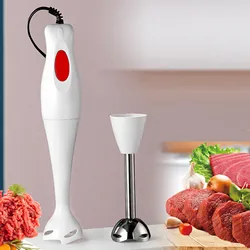 110V Electric Mixer Handheld Blender ABS and Stainless Steel  Powerful Stick Mixer for Soup  Puree Kids Food US Plug