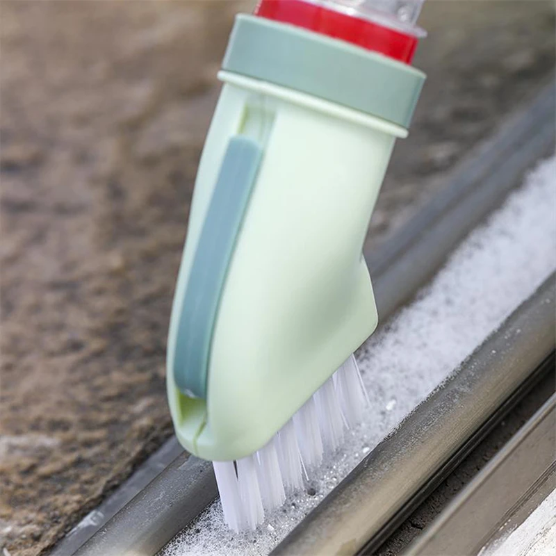 Creative Multi-purpose Cleaning Brush Can Be Connected Mineral Water Bottle Dry Wet Dual-use Cleaning Brush Household Gap Brush