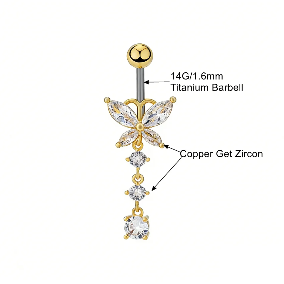 Thumbnail 3 - #80 Latest Belly Button Rings Offers