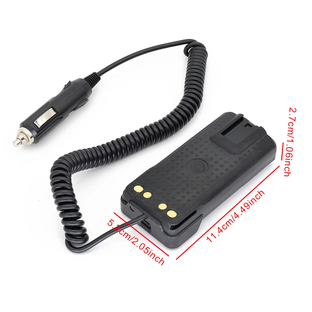 Eliminador de adaptador de batería, enchufe de encendedor de cigarrillos, Walkie Talkie, eliminador de cargador de coche para Motorola XIR P8668/8608/P6600/6620