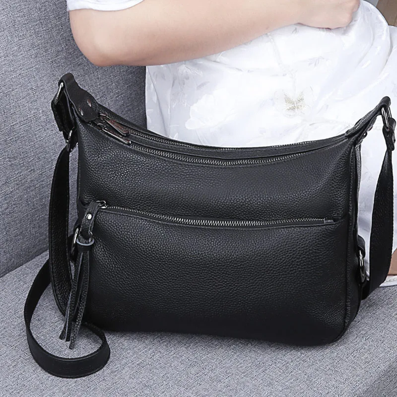 Genuine Leather Bag Small Women\'s Luxury Handbags Fashion Crossbody Bags For Women Shoulder Bag Ladies Tote Purse Wallet