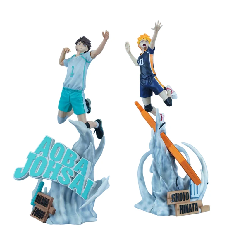 핫 36cm 하이큐!! 오이카와 토오루 히나타 쇼요 애니메이션 피규어 모델 데스크탑 장식 선물 애니메이션 팬 컬렉션 모델