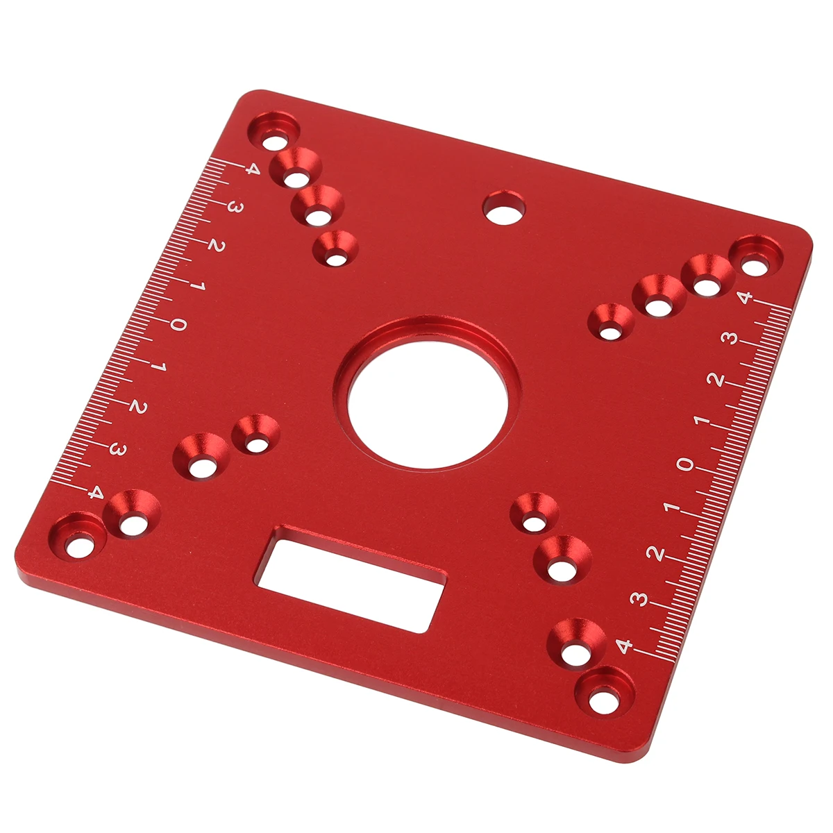 Multi-Functional Aluminum Alloy Flip-Chip Board Woodworking Trimming Machine DIY Modification Router Table Insert Plate Benches