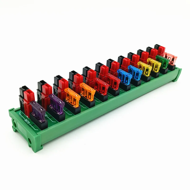 

PS-11 DIN Rail Mounting 12-Port Power Splitter Anderson Connector Distributor DC36V 45A.