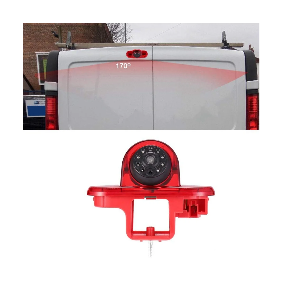 Caravancamera Op Hoog Niveau Achteruitrijcamera Hd Achteruitkijkcamera Voor Renault Trafic 2001-2014 Opel / Vauxhall