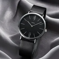 YAZOLE Quartz Watches For Men Casual Minimalist Ultra-thin Mens Watch 30M Waterproof Simple Leather Belt Male Clock montre homme