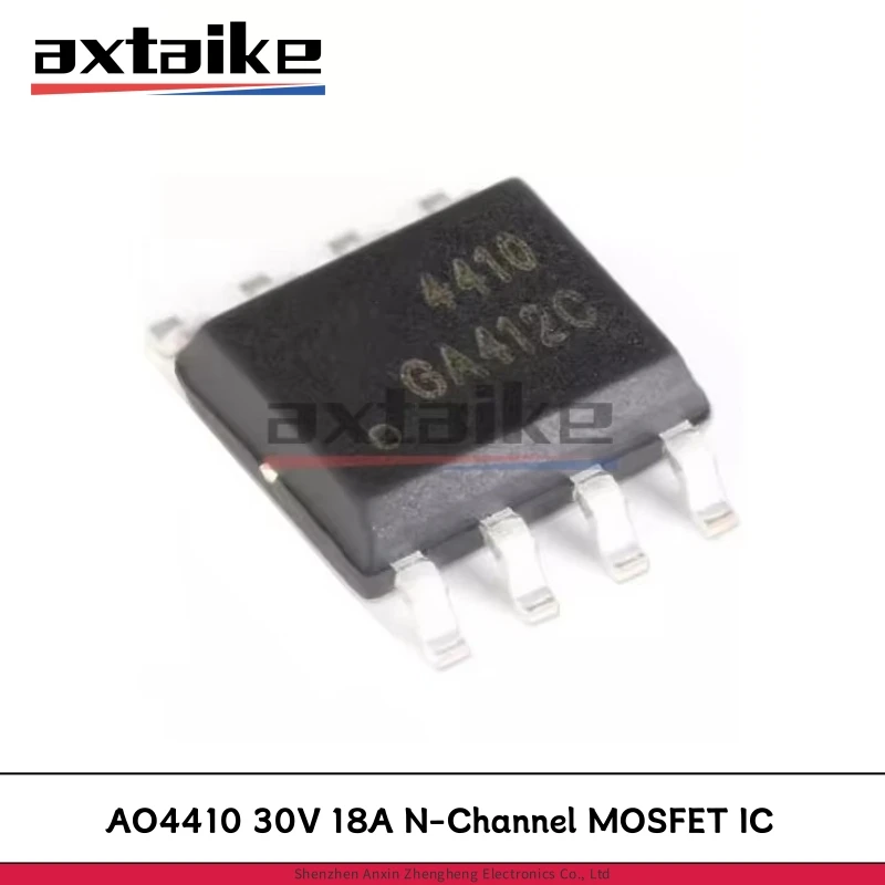 

10PCS AO4410 4410 SOP-8 30V 18A N-Channel MOSFET IC SMD Chip AP4410 SI4410DY CJQ4410 WSP4410 HSM4410 CMS4410L FDS4410