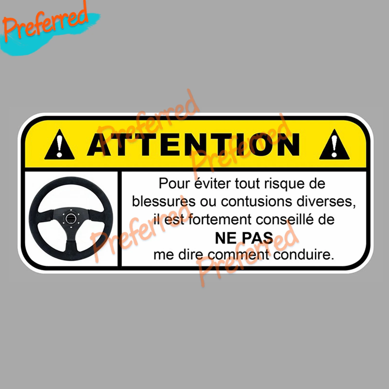 ملصق مريح للقيادة JDM HUMOR FUN مقاس 12 سم × 5.5 سم (2) #2