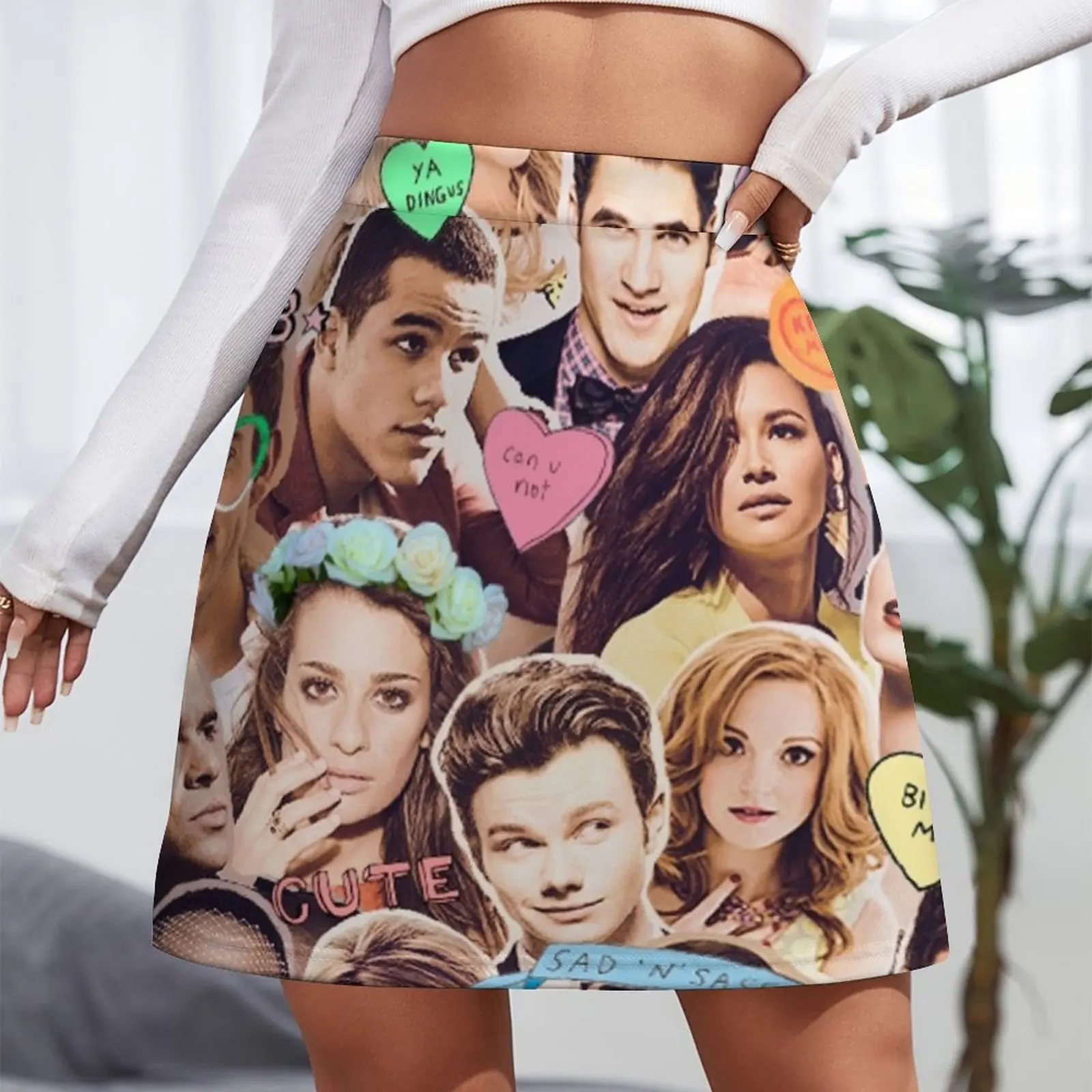 glee cast collage Mini Skirt dress japanese fashion