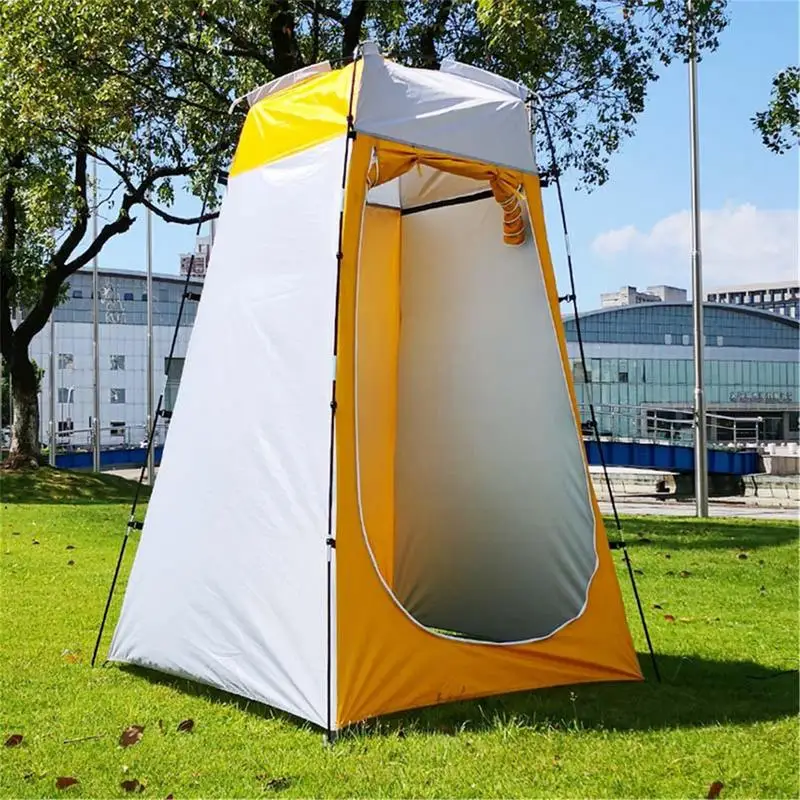 Portable Outdoor Camping Tent Shower Tent Simple Bath Cover Changing Fitting Room Tent Mobile Toilet For Beach Swimming