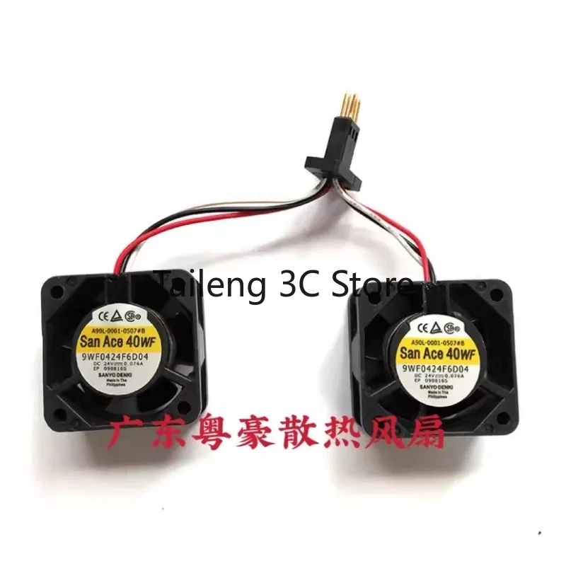 

New Cooler Fan for Sanyo A90L-0001-0507 # B/A 9WF0424F6D04 FANUC Drive Ball Fan 40*40*20MM