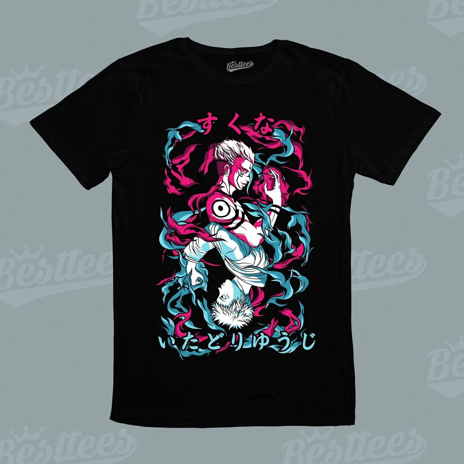 

JAPANESE Japan ANIME MANGA Jujutsu Kaisen Itadori Sukuna Graphic Cool T-Shirt