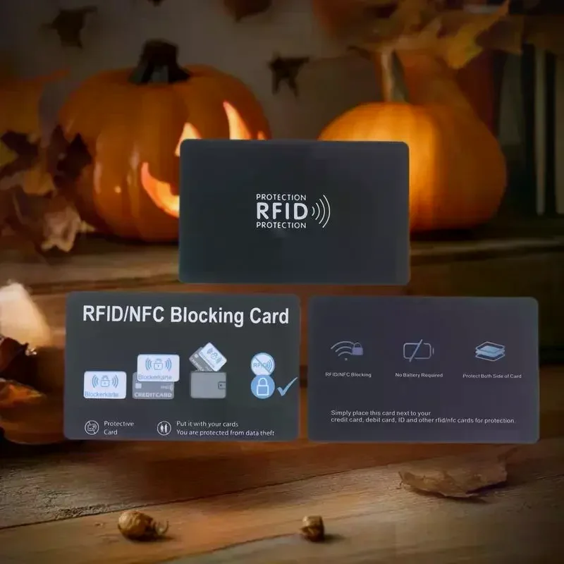 NFC Signal Protection Cardholder Sleeve, RFID Blocking Card Security, 1/5 Packs for Debit and Credit Card