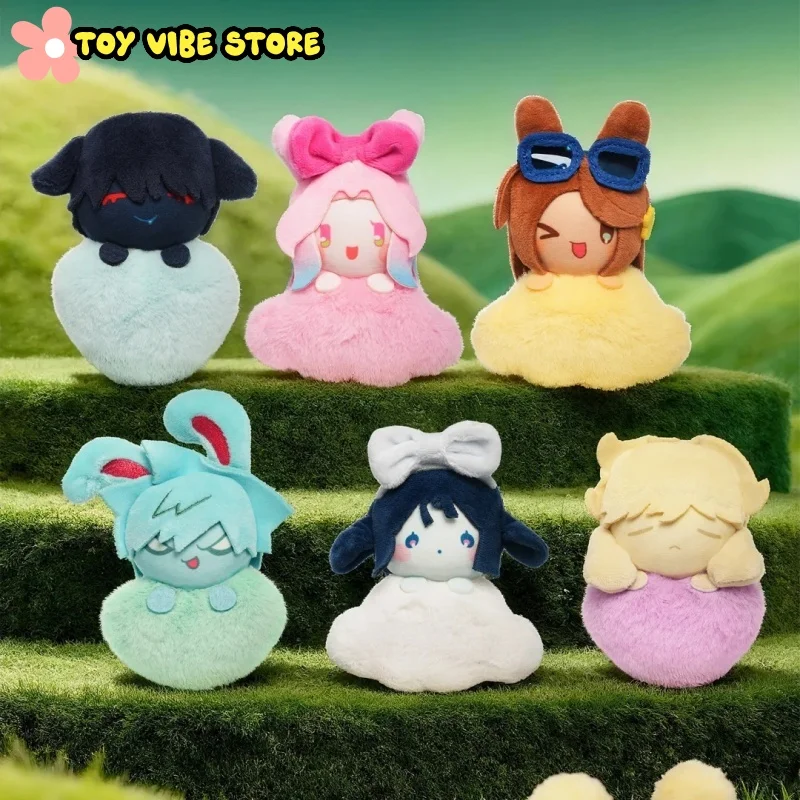 

В наличии Alien Stage Rabbit Series, плюшевая подвеска, слепая коробка, кавайный школьный брелок для ключей, креативная коллекция, подарок на день рождения для девочки-ивана