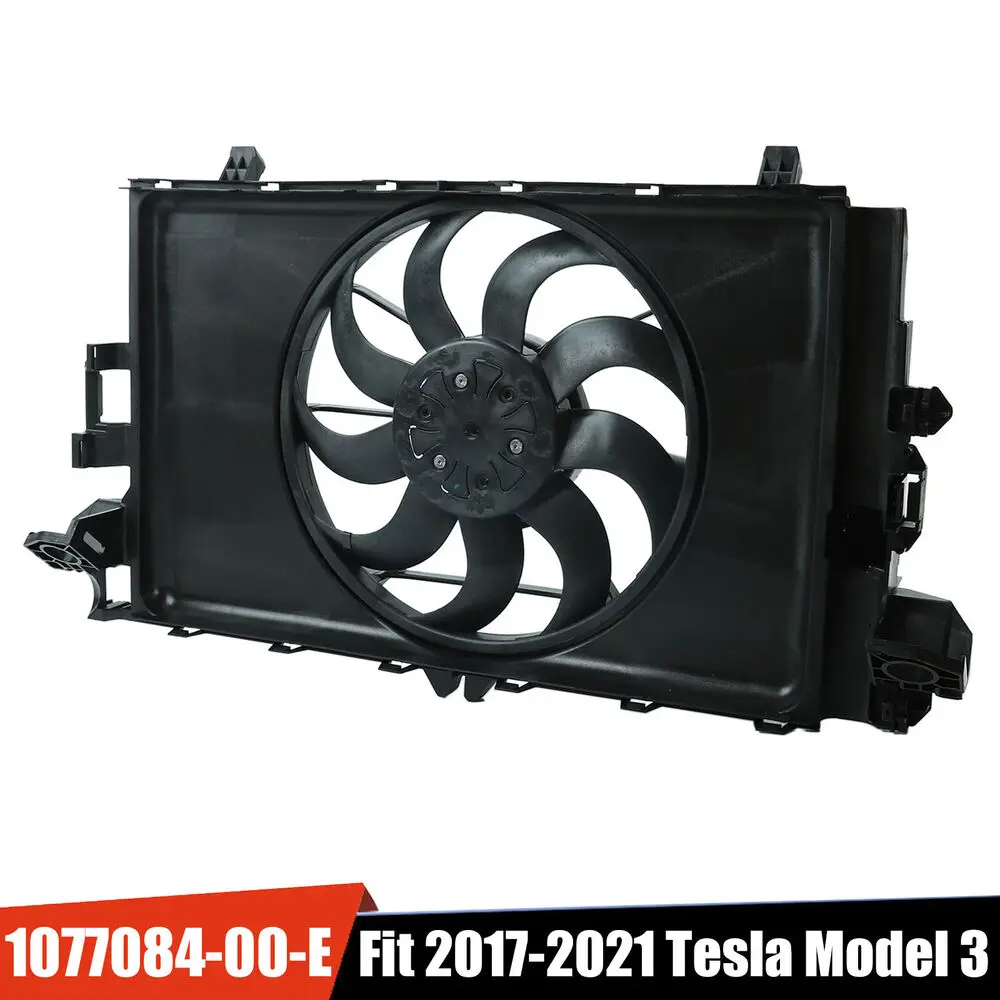 

AC Engine Condenser Radiator Cooling Fan FOR TESLA MODEL 3 2017-2021 1077084-00-D 107708400-E