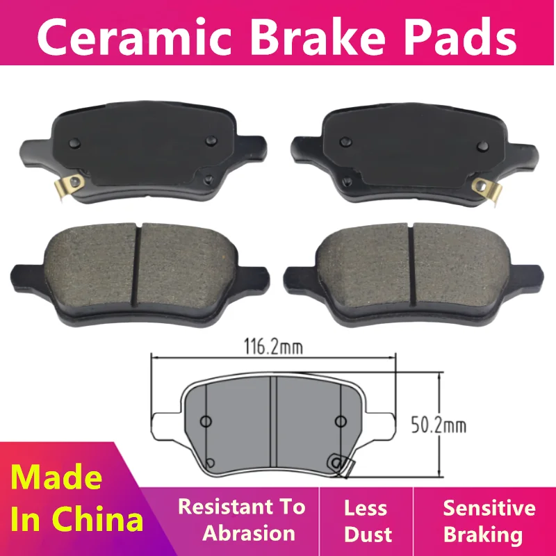 For Chevrolet Menlo Rear Brake Pads 26674342/2019 2020 2021 2022 2023 2024/Auto Parts -06027