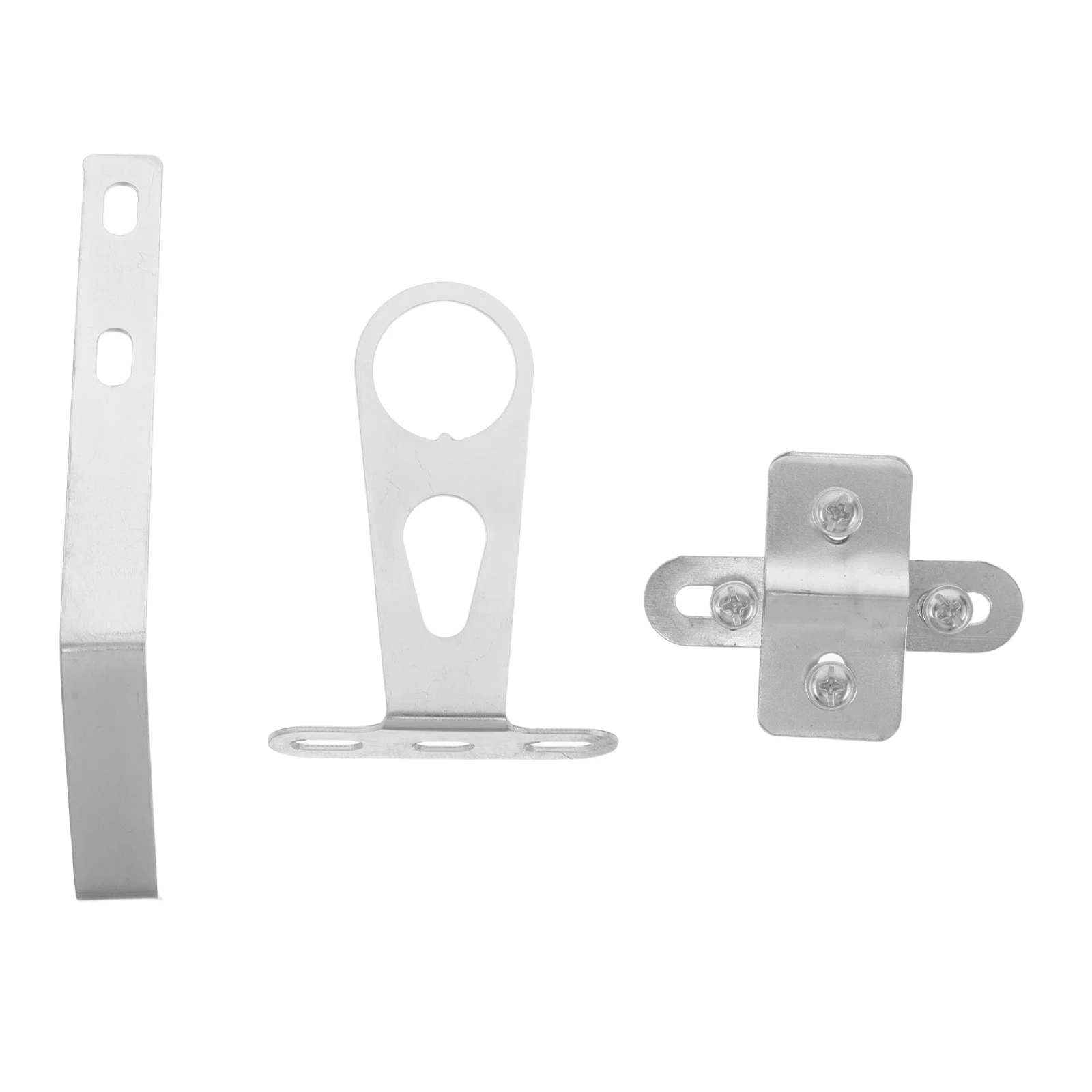 

1 set 1 Set Bicycle Mounting Bracket Kit Metal Plates Screws Nuts For Folding Mountain Electric Bikes Front Rear Basket Support
