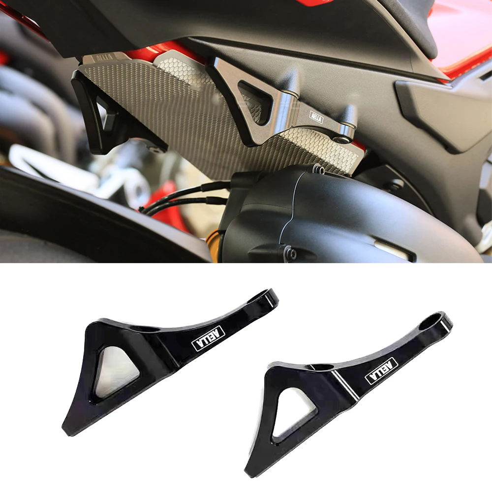 

For Ducati Panigale V4 V4s 2018 2019-2021 Motorcycle Tie Down Hooks Strap Hooks Traction Assist Mounting Bracket Lashing Bracket